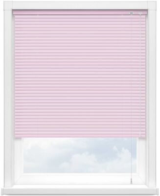 Алюминиевые горизонтальные жалюзи светло-розовые Лента 25x0.18, 7261