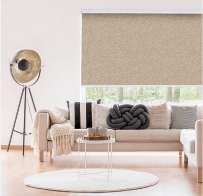 Рулонные шторы LVT ЮТА BLACK OUT 2870 коричневый 290 см