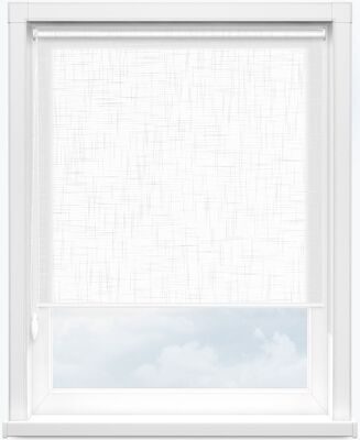 Рулонные шторы LVT ШАНТУНГ 0225 белый 180 см